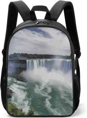Lightweight Backpacks Cute Travel Bag Durable Niagara Falls Printing Small Travel Backpack For Women & Men