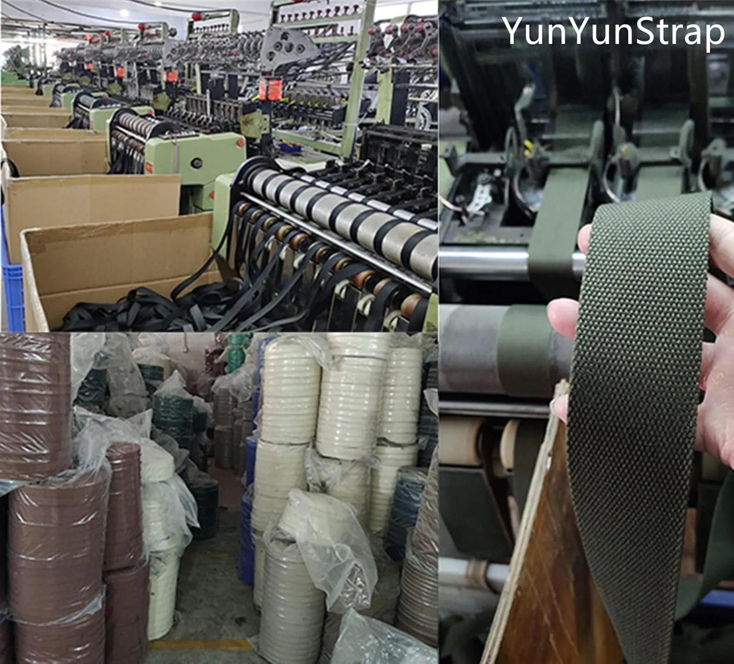 Lightweight Polypropylene Webbing - Poly Strapping for Bags, Backpack, Pet Collars, Crafting DIY, 10 Yards/Lot