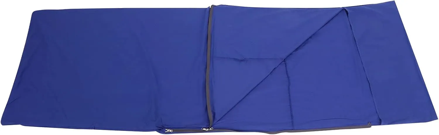 Lightweight Portable Camping Sleeping Bag Liner Hotel AntiDirty Sheets for Adults Blue