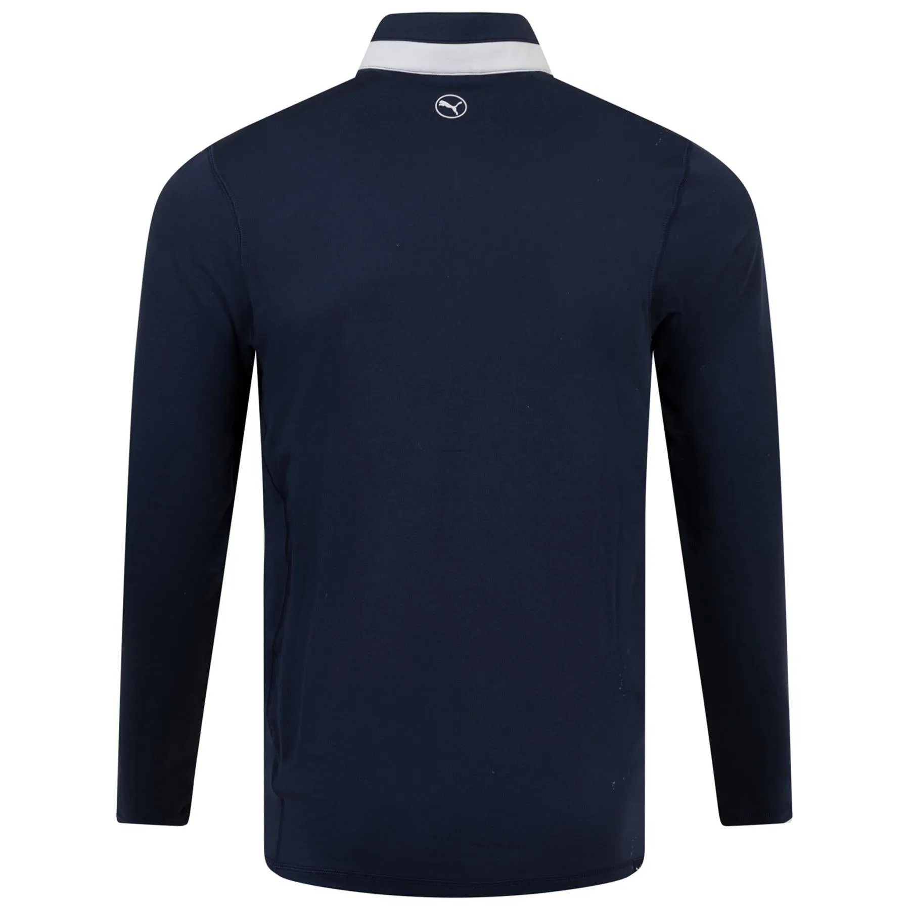 Lightweight Quarter Zip Navy Blazer-Ash Gray