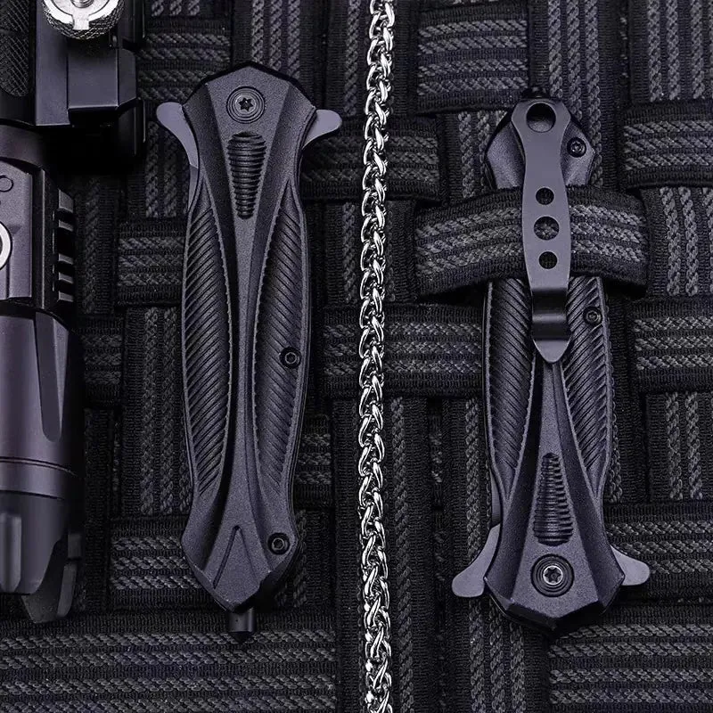 Limited edition range New Year sale Steel Blade Nylon Tactical Folding Use Outdoor Knife Compact Alloy 5CR13MOV Stainless Aluminum Sharp Durable Cover Handle EDC