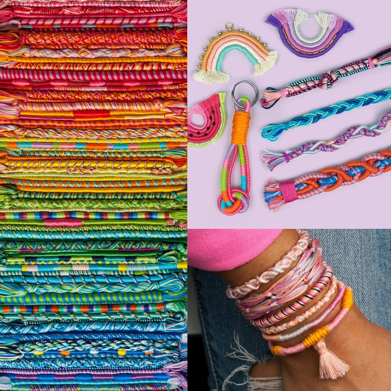 Loopdedoo DIY Friendship Bracelet Maker Kit for Kids - Make Bracelets in Minutes for Birthdays and Friendship Gifts - Award Winning Crafts Kit for Kids, Easy-to-Use, Loop Your Own Style, Aged 8 