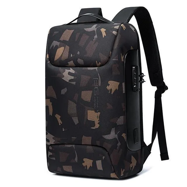 Luxora Anti-Theft Waterproof Backpack with USB Charging