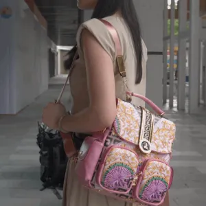 Luxury Designer Printed Backpack with Shoulder strap