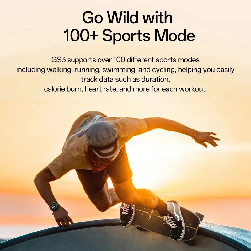 Luxury GPS Smartwatch – 1.43" AMOLED Display with 21-Day Battery Life, 5ATM Waterproof, Built-in GPS Satellite Positioning, AI Voice Assistant, and 100  Sport Modes, Ideal for Android and iOS