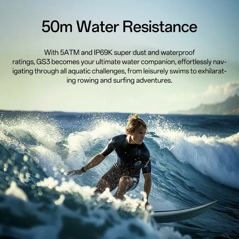 Luxury GPS Smartwatch – 1.43" AMOLED Display with 21-Day Battery Life, 5ATM Waterproof, Built-in GPS Satellite Positioning, AI Voice Assistant, and 100  Sport Modes, Ideal for Android and iOS