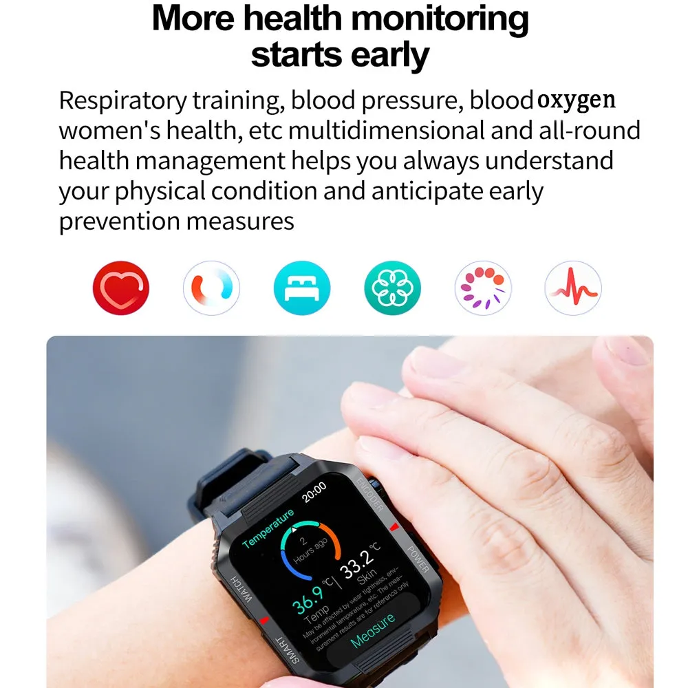 Luxury NFC GPS Smartwatch – 1.99" AMOLED Screen with Bluetooth Calling, 120  Sports Modes, Weather Data, and Waterproof Design for Outdoor Fitness and Daily Life