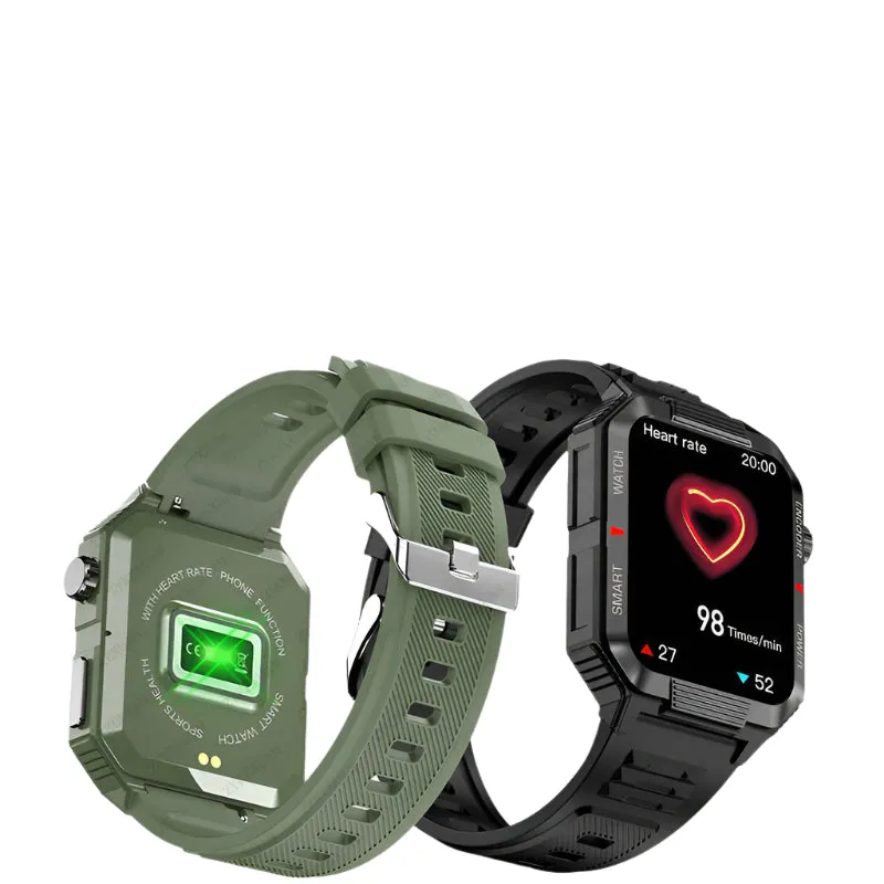Luxury NFC GPS Smartwatch – 1.99" AMOLED Screen with Bluetooth Calling, 120  Sports Modes, Weather Data, and Waterproof Design for Outdoor Fitness and Daily Life