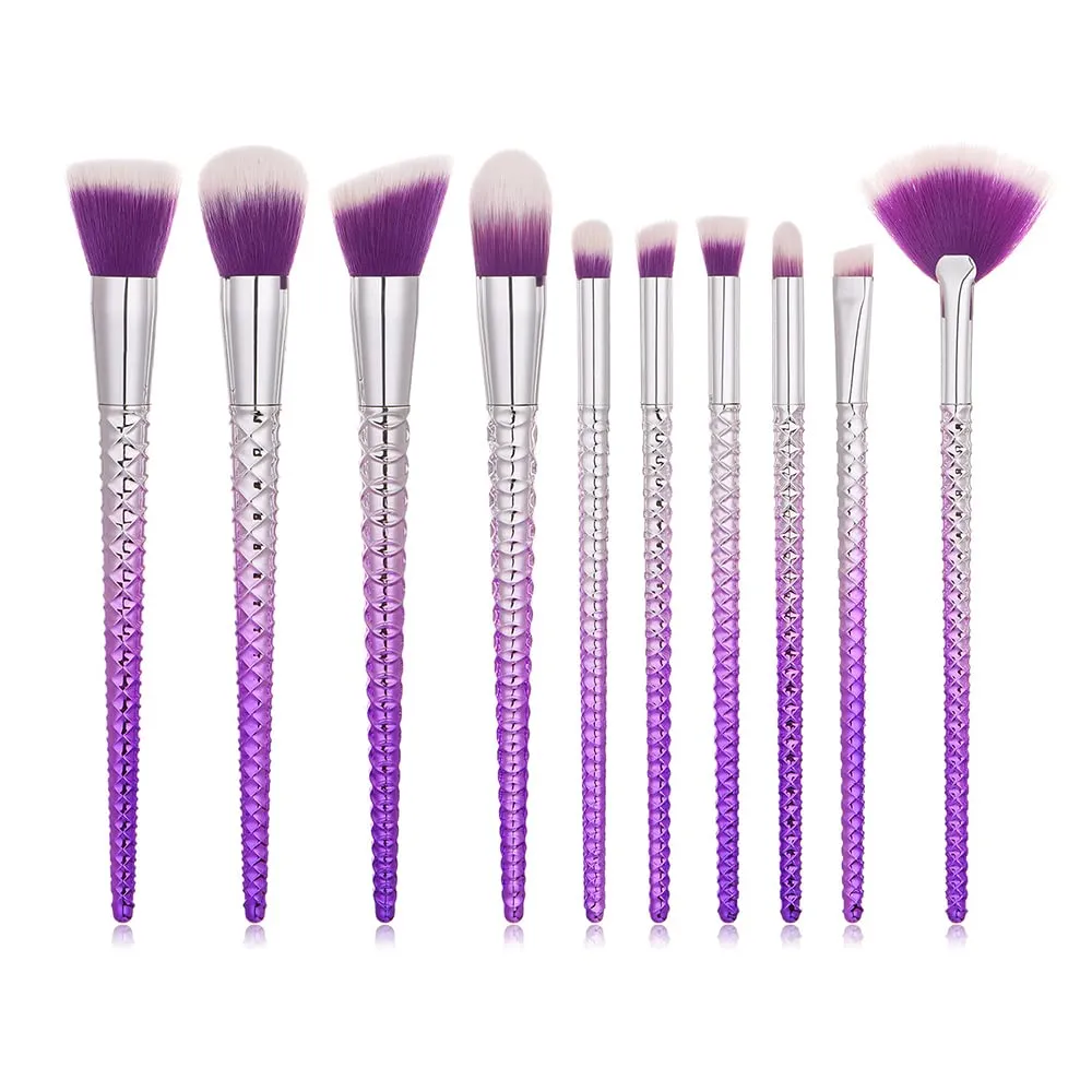 Makeup Brush Set Designed Professional Makeup Brushes, Gradient Color Premium Synthetic Fiber Comprehensive Face Make Up Brush Kit for Foundation Powder Blush Contour Eyeshadow Concealer Portable Applicator Brush Tools 34-1