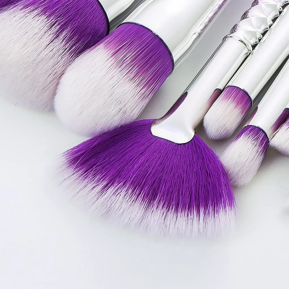 Makeup Brush Set Designed Professional Makeup Brushes, Gradient Color Premium Synthetic Fiber Comprehensive Face Make Up Brush Kit for Foundation Powder Blush Contour Eyeshadow Concealer Portable Applicator Brush Tools 34-1