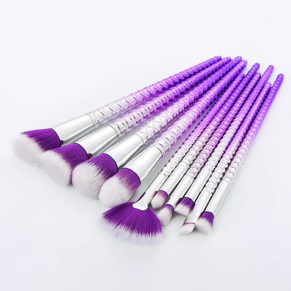 Makeup Brush Set Designed Professional Makeup Brushes, Gradient Color Premium Synthetic Fiber Comprehensive Face Make Up Brush Kit for Foundation Powder Blush Contour Eyeshadow Concealer Portable Applicator Brush Tools 34-1