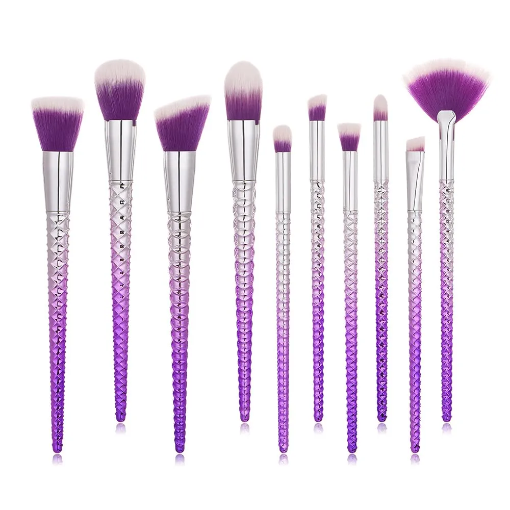 Makeup Brush Set Designed Professional Makeup Brushes, Gradient Color Premium Synthetic Fiber Comprehensive Face Make Up Brush Kit for Foundation Powder Blush Contour Eyeshadow Concealer Portable Applicator Brush Tools 34-1