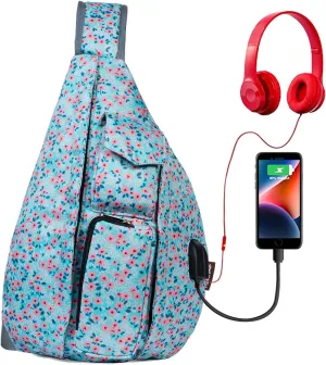Malirona Sling Bag for Women Sling Backpack Hiking Daypack Multipurpose Crossbody Chest Bag