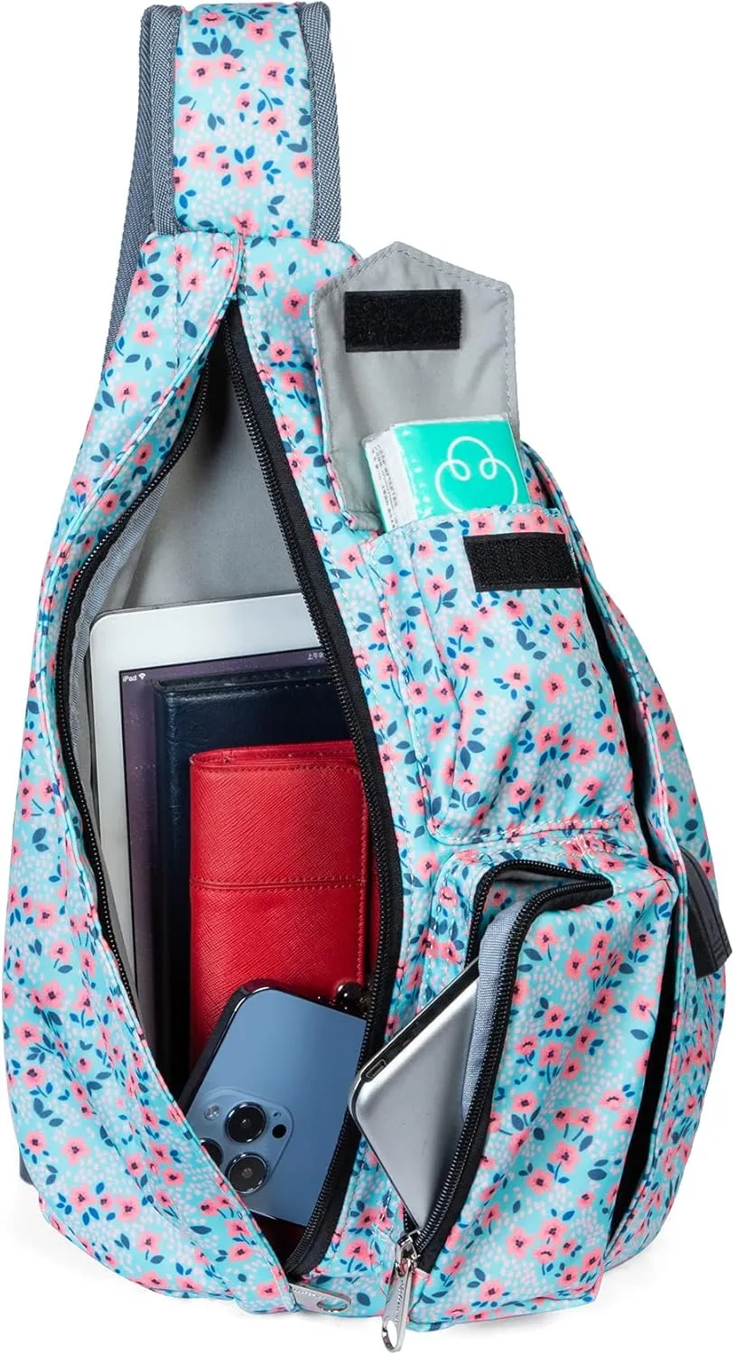 Malirona Sling Bag for Women Sling Backpack Hiking Daypack Multipurpose Crossbody Chest Bag