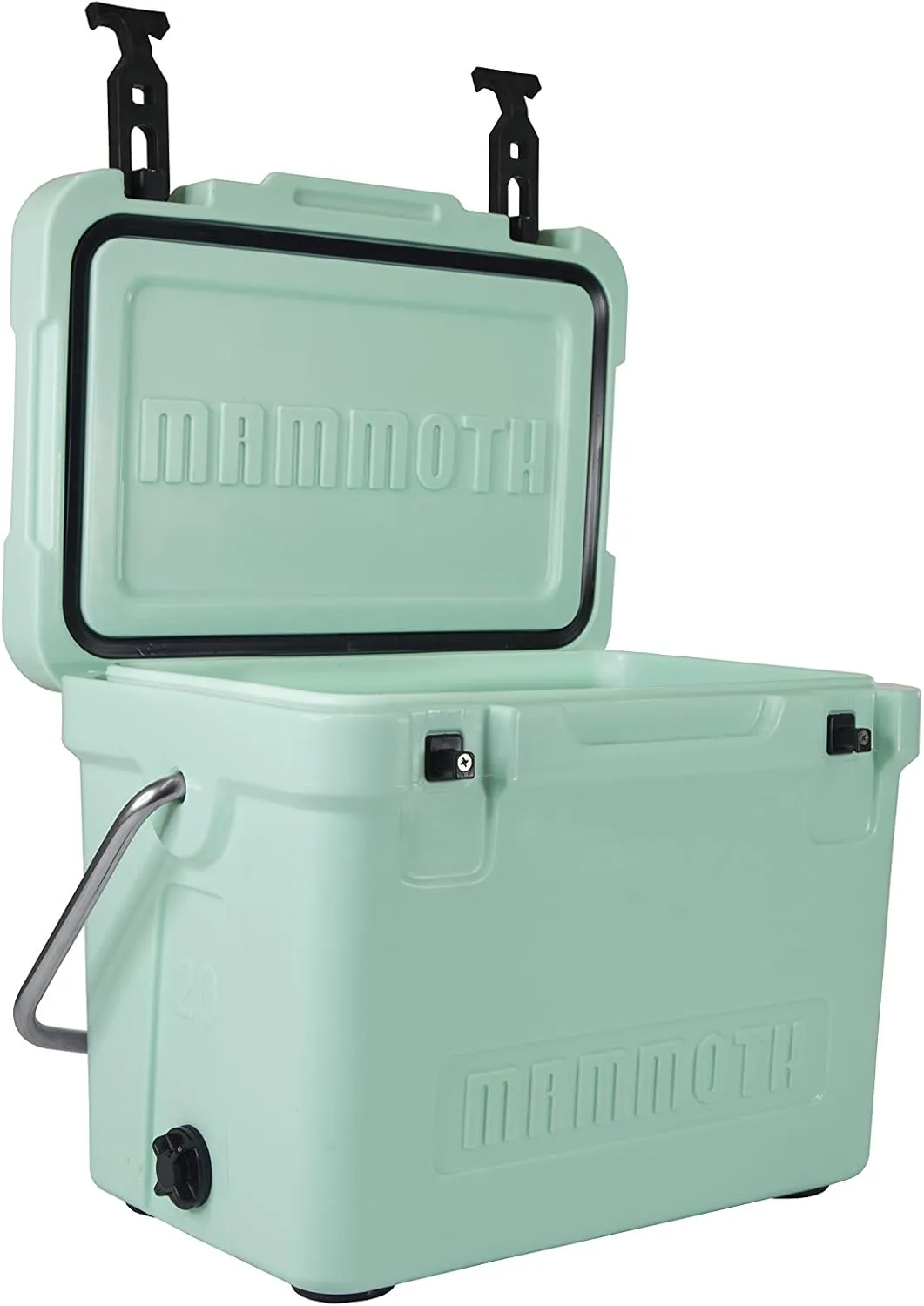 Mammoth Coolers Cruiser Series, Insulated Hard Ice Chest with Durable Double-Walled Rotomolded Construction, Great for On-The-Go Recreational Activities (Cruiser 20, Seafoam Green)