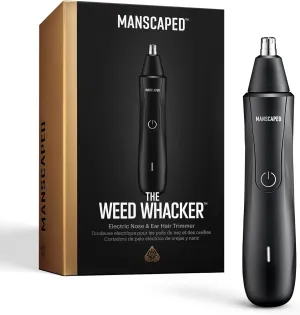 MANSCAPED® Weed Whacker® Nose and Ear Hair Trimmer – 9,000 RPM Precision Tool with Rechargeable Battery, Wet/Dry, Product no Longer Sold by Brand Owner
