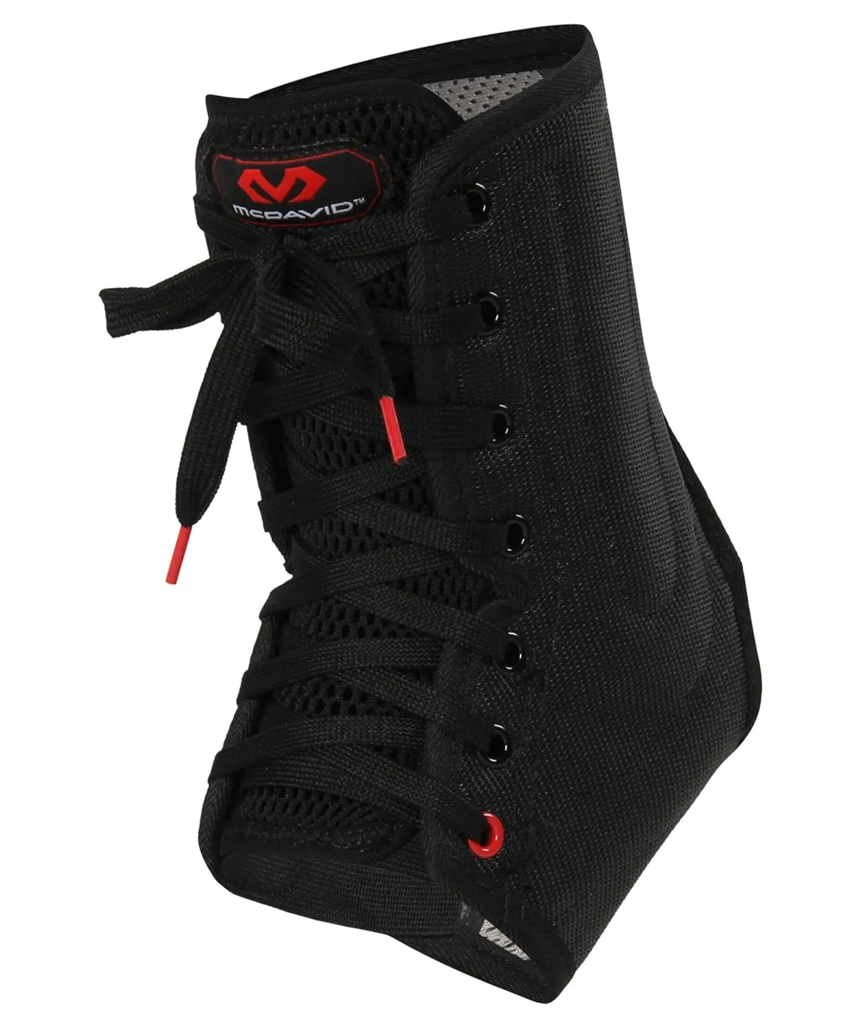 McDavid 199 Lightweight Laced Ankle Brace, Black, X-Small