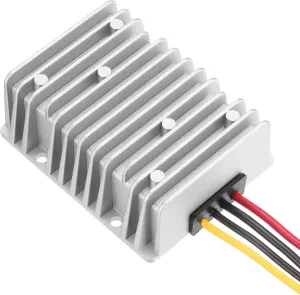 MECCANIXITY DC 8-40V to DC 13.8V Power Converter 25A 345W Voltage Regulator IP67 Waterproof Transformer Power Supply Module Power Adapter for Car Truck Solar System