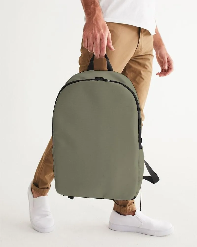 Medium Dark Yellow Waterproof Backpack | Medium Dark Pale Pastel Yellow | C0M0Y30K60