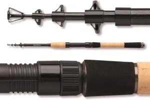Megaforce Tele Spin, 11.81 Feet, 3.52-10.58 Ounce, 6 Parts, Telescopic Fishing Rod