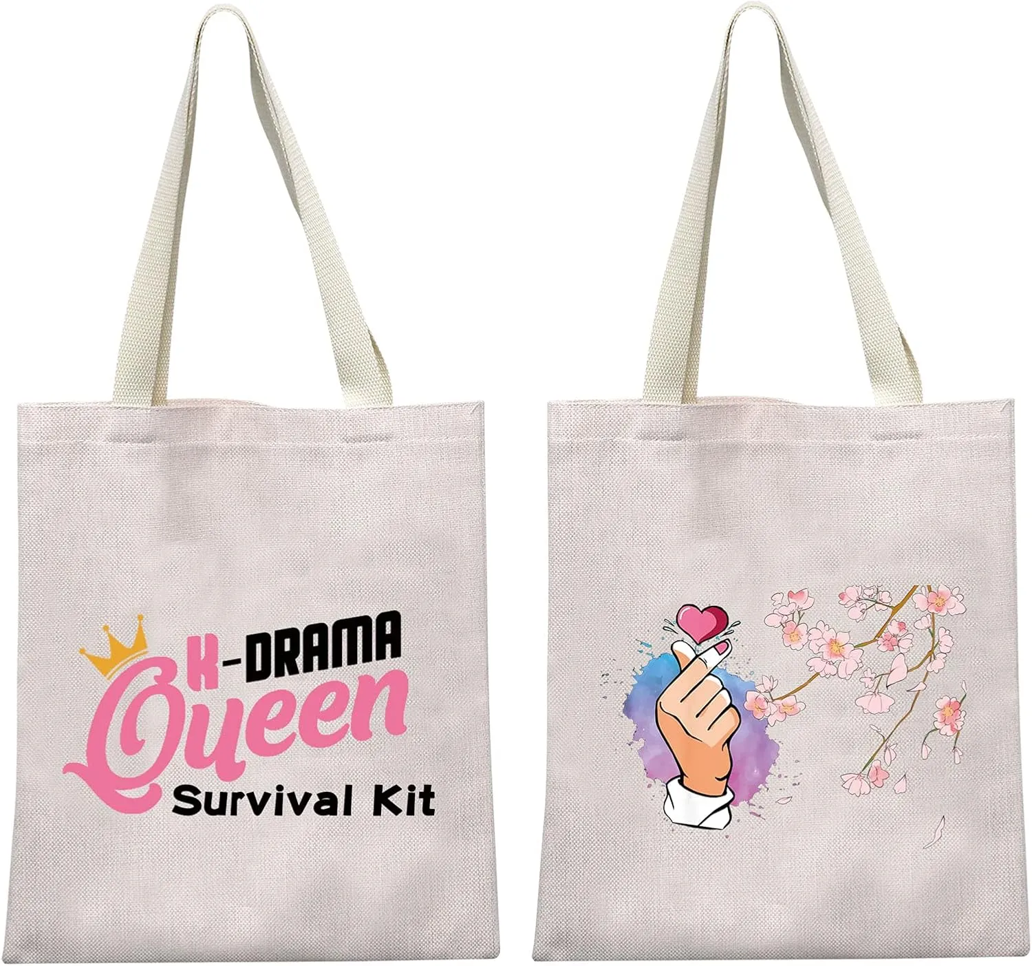 MEIKIUP K-Drama Mama Cosmetic Bag K-pop Merchandise Korean Drama Gift K-drama Queen Survival Kit for Women