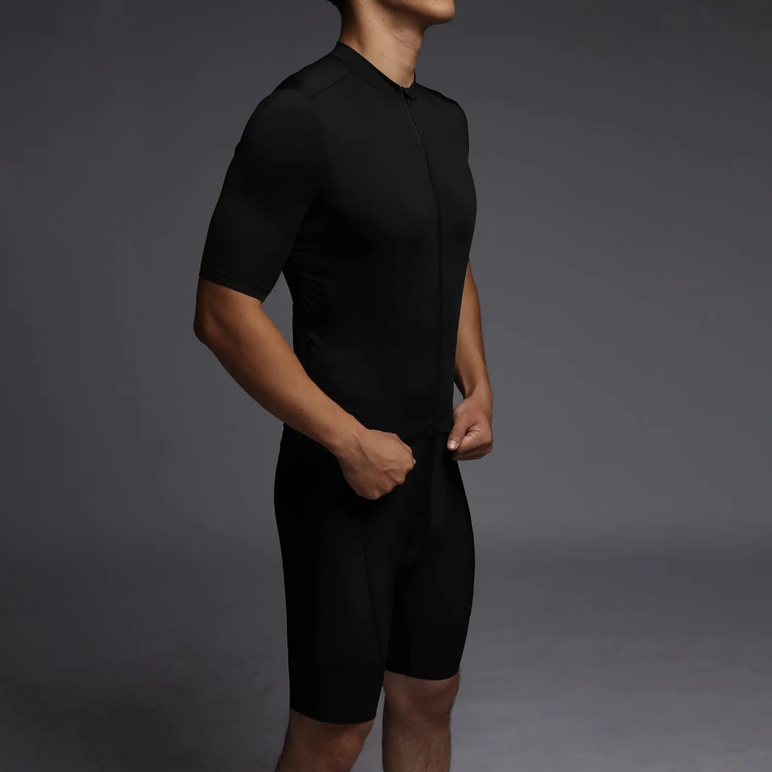Men's Cycling Jersey Zipper Pocket Short Sleeve Lightweight Aero Race Fit Bike Jersey, UPF 50  Biking Cycling Shirt