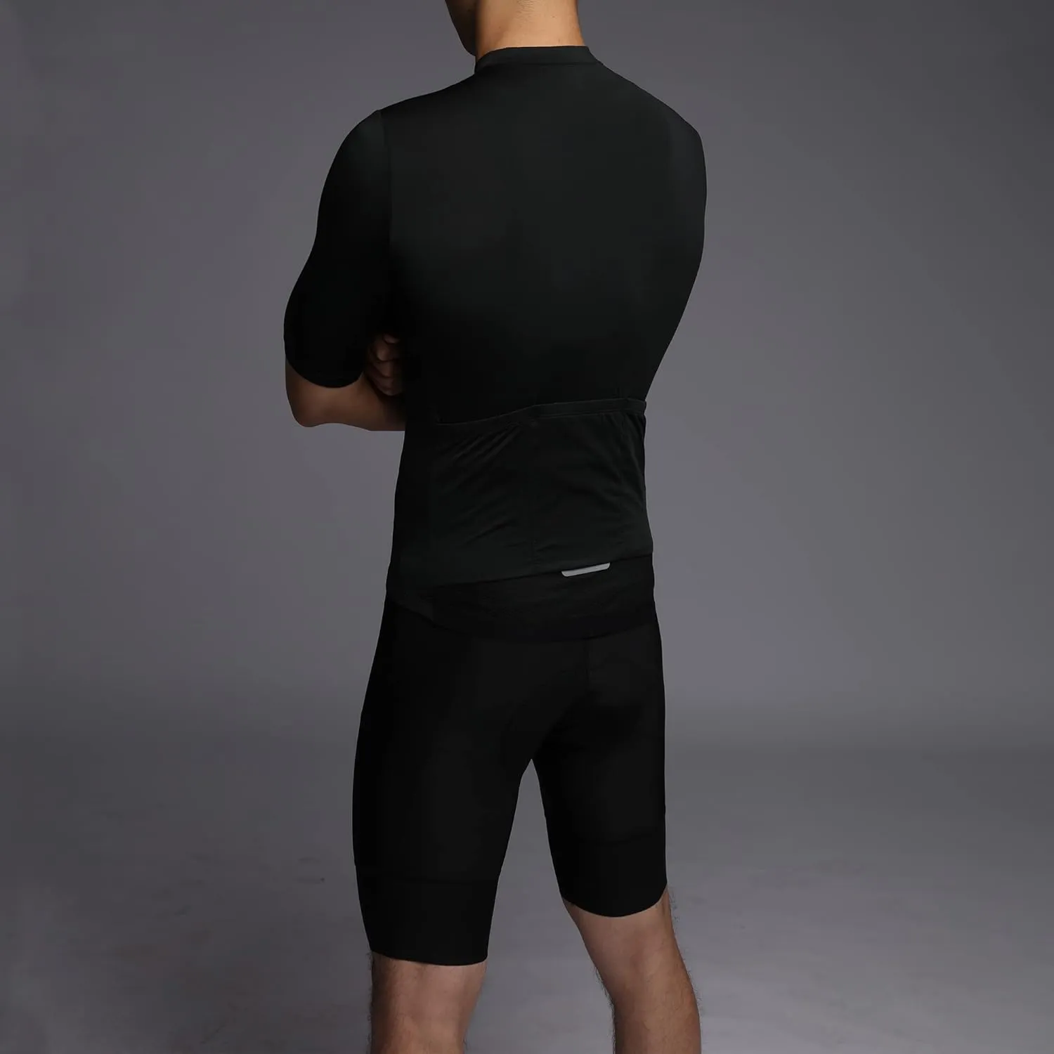 Men's Cycling Jersey Zipper Pocket Short Sleeve Lightweight Aero Race Fit Bike Jersey, UPF 50  Biking Cycling Shirt