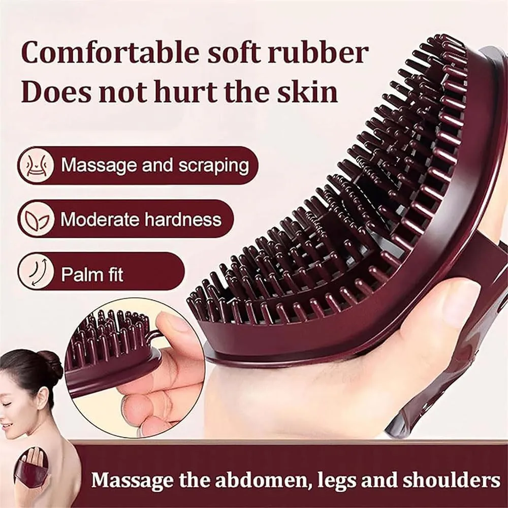 Meridian Brush,Meridian Brush Massage Body,Whole Body Relaxation Massage Comb for Body and Leg Relaxation, Soothing Muscles to Relieve Fatigue (D 2pcs with Essential Oil)
