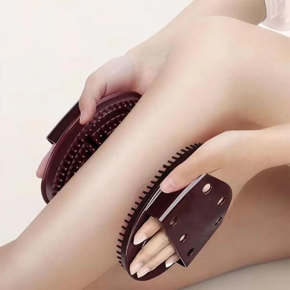 Meridian Brush,Meridian Brush Massage Body,Whole Body Relaxation Massage Comb for Body and Leg Relaxation, Soothing Muscles to Relieve Fatigue (D 2pcs with Essential Oil)