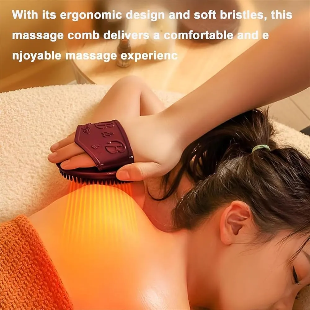 Meridian Brush,Meridian Brush Massage Body,Whole Body Relaxation Massage Comb for Body and Leg Relaxation, Soothing Muscles to Relieve Fatigue (D 2pcs with Essential Oil)