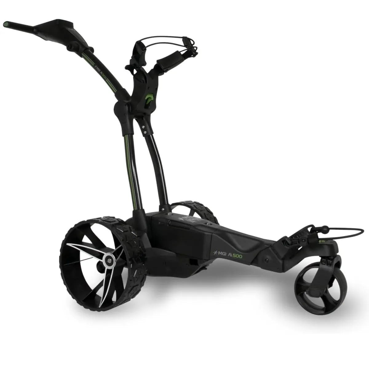 MGI Ai 500 Electric Assisted GPS Golf Push Cart with 40,000 Preloaded Courses
