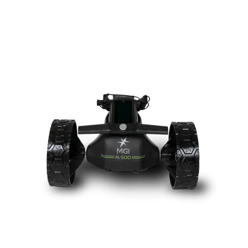 MGI Ai 500 Electric Assisted GPS Golf Push Cart with 40,000 Preloaded Courses