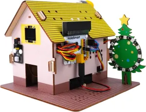 Microbit Smart Home Kit for Microbit V1 and V2,STEM Education Kit with Online Tutorial(Without Micro:bit and AAA Battery,Yellow
