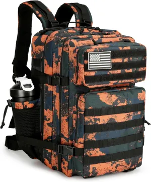 Military 45L Tactical Assault Backpack 3 day assault pack with Molle Waterproof backpack Rucksack for Tactical Backpacks