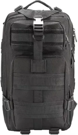 Military Tactical Camo Backpack for Men 40L Large Waterproof Camo Backpack for Hunting Tactical Travel Backpack (Black)