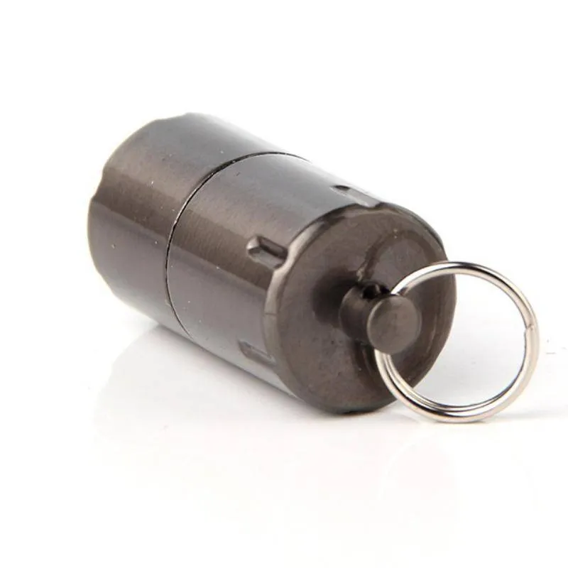 Mini Compact Kerosene Lighter Key Chain Capsule