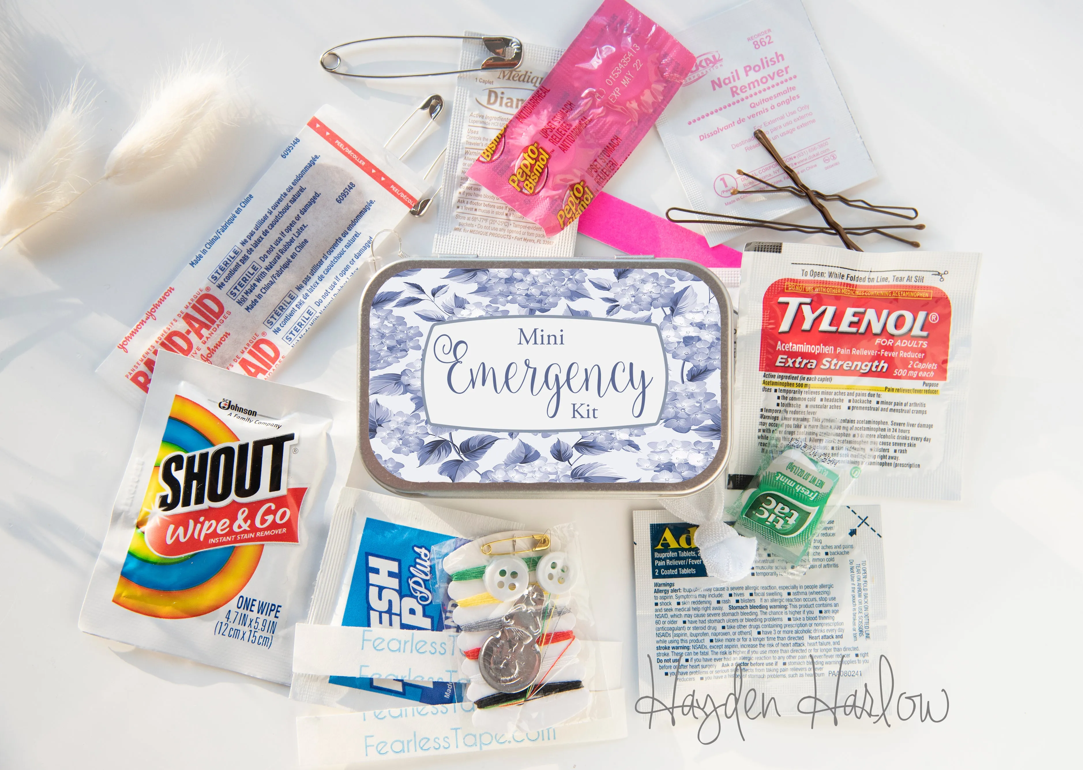 Mini Emergency Kit - HYDRANGEA
