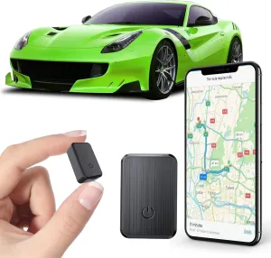 Mini GPS Tracker for Vehicles - Portable Real Time Magnetic GPS Tracking Device for Car, Full Global Coverage Location Tracker for Kids,Dogs,Trucks/Person