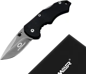Mini Pocket Knives，Folding Tactial Knife for Outdoor Hunting and EDC