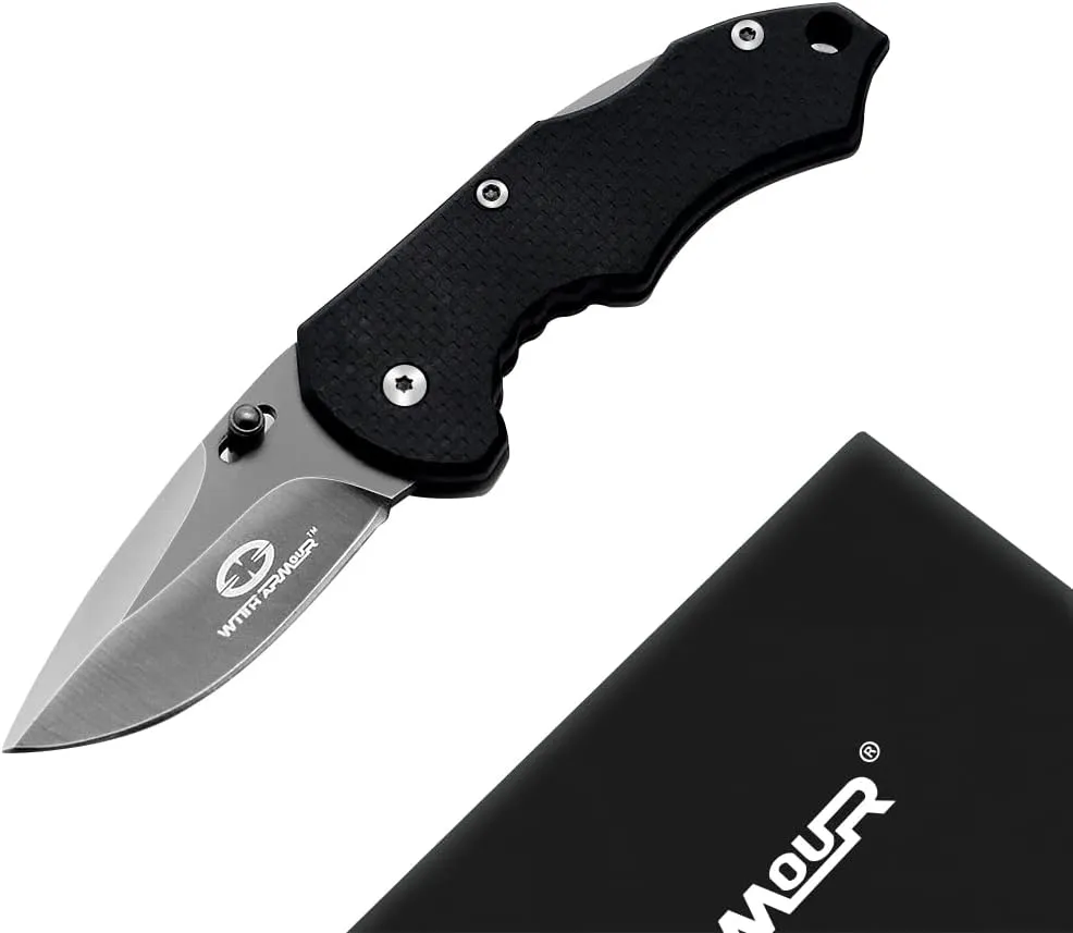 Mini Pocket Knives，Folding Tactial Knife for Outdoor Hunting and EDC