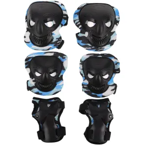 Mipcase Roller Skating Pads Guards Boys and Girls Soccer Knee Pads Adult Protective Gear Set Skating Accessories Full Protection Kit