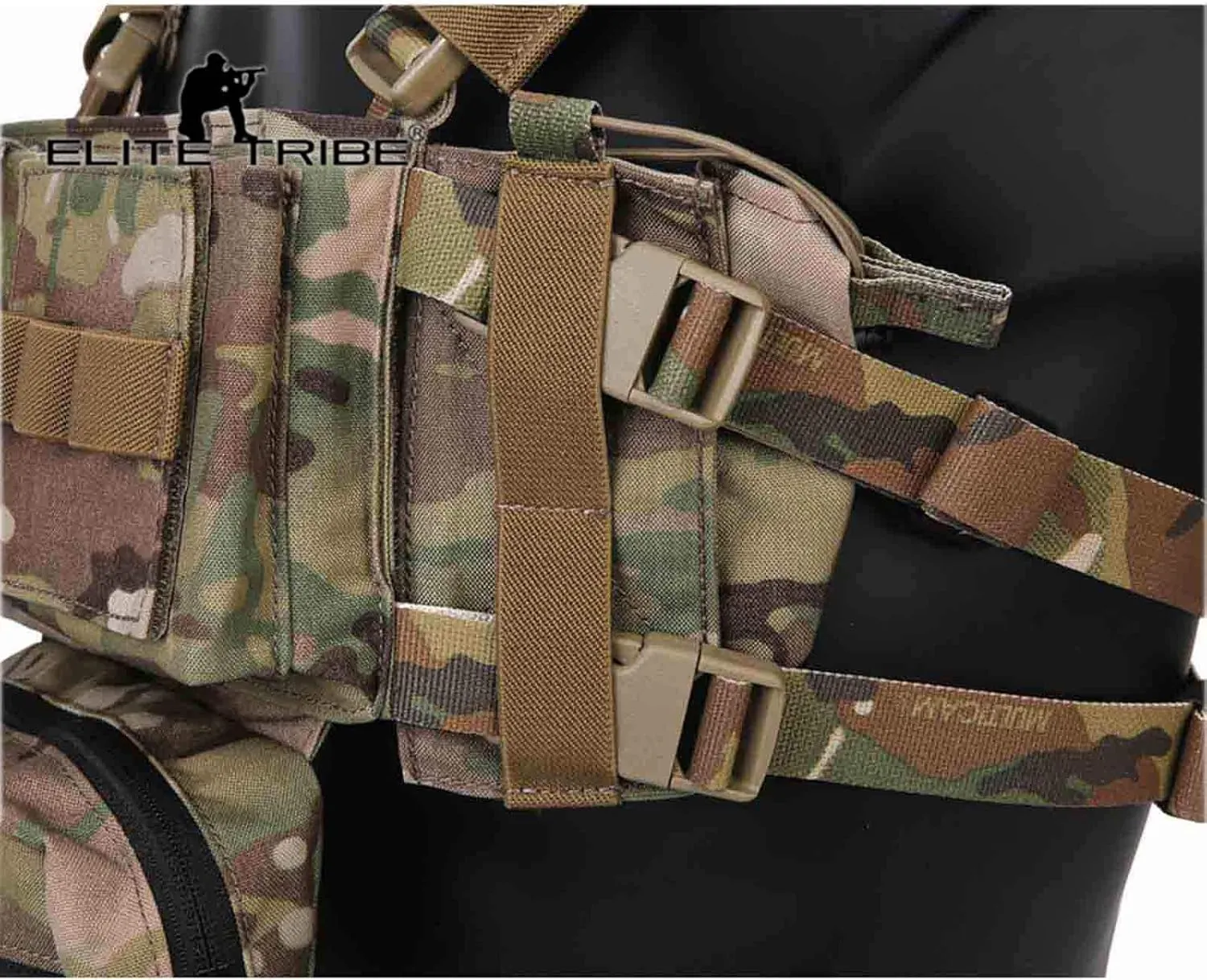 MK3 Modular Lightweight Chest Rig Micro Fight Chissis 5.56 Mag Pouch