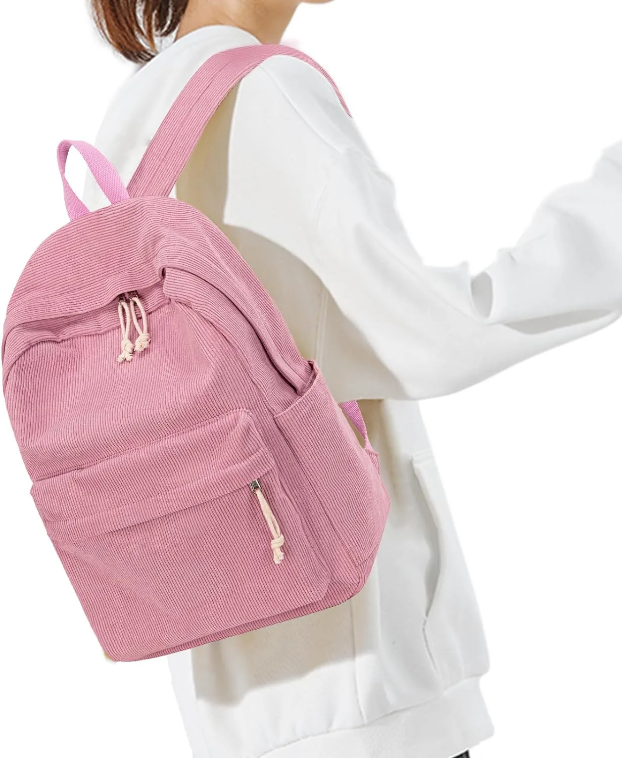MODARANI Lightweight  Corduroy School Bag