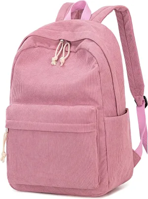 MODARANI Lightweight  Corduroy School Bag