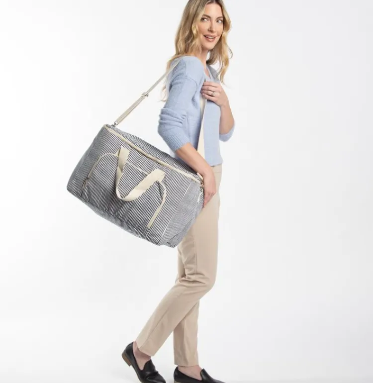 Monogrammed Large Stripe Cooler