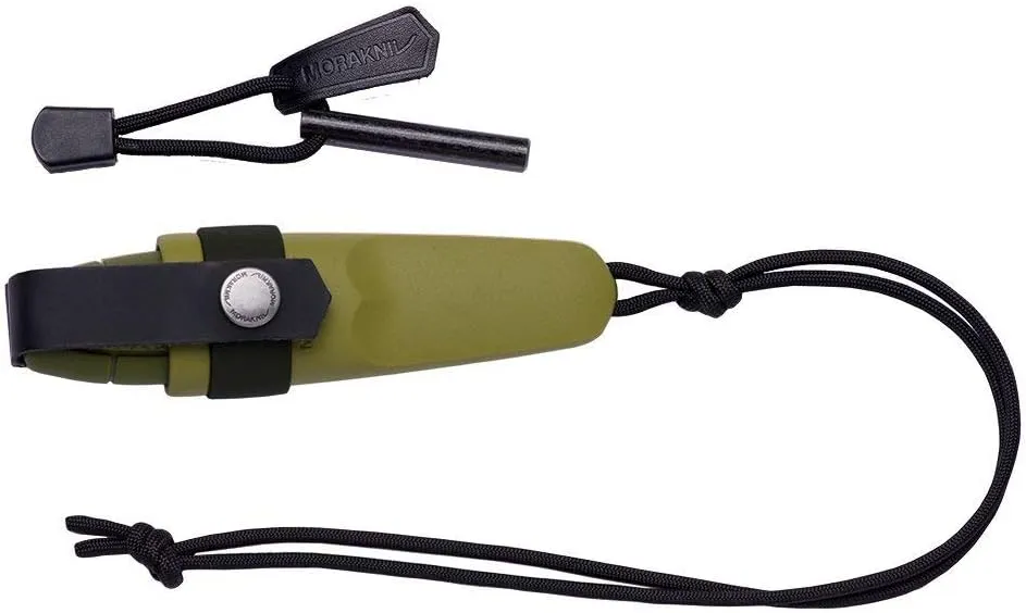 Morakniv Eldris Fixed-Blade Pocket-Sized Knife with Sandvik Stainless Steel Blade, Lanyard and Firestarter, 2.2-Inch