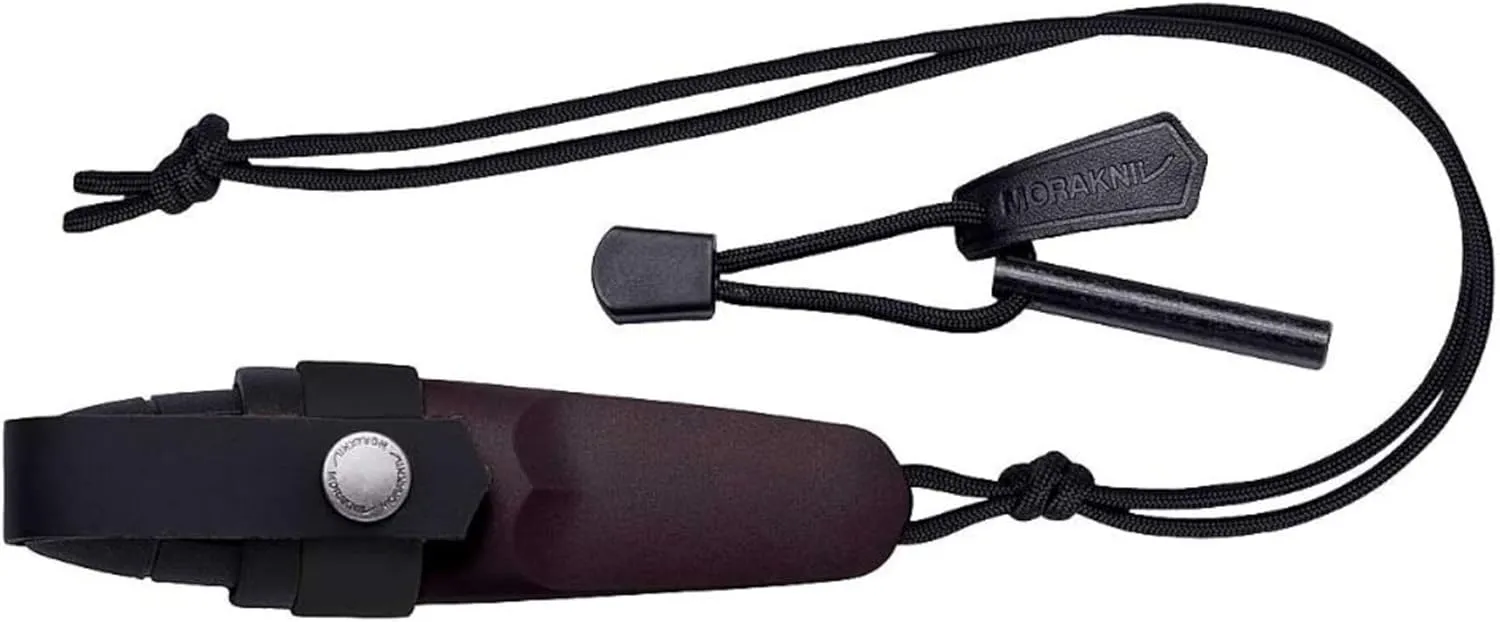 Morakniv Eldris Fixed-Blade Pocket-Sized Knife with Sandvik Stainless Steel Blade, Lanyard and Firestarter, 2.2-Inch