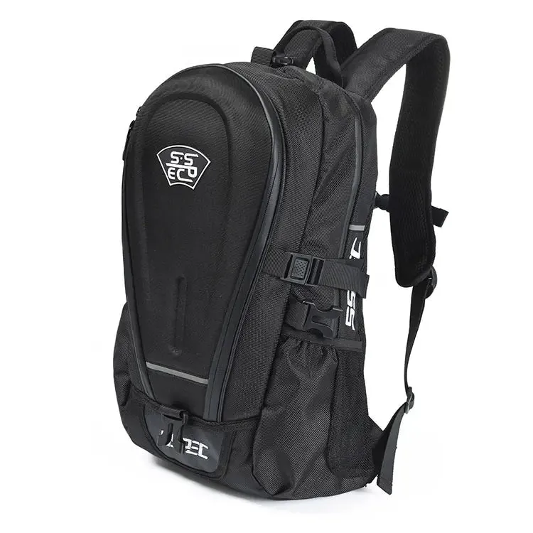 Motorcycle Backpack for Riding and Helmet Carrying