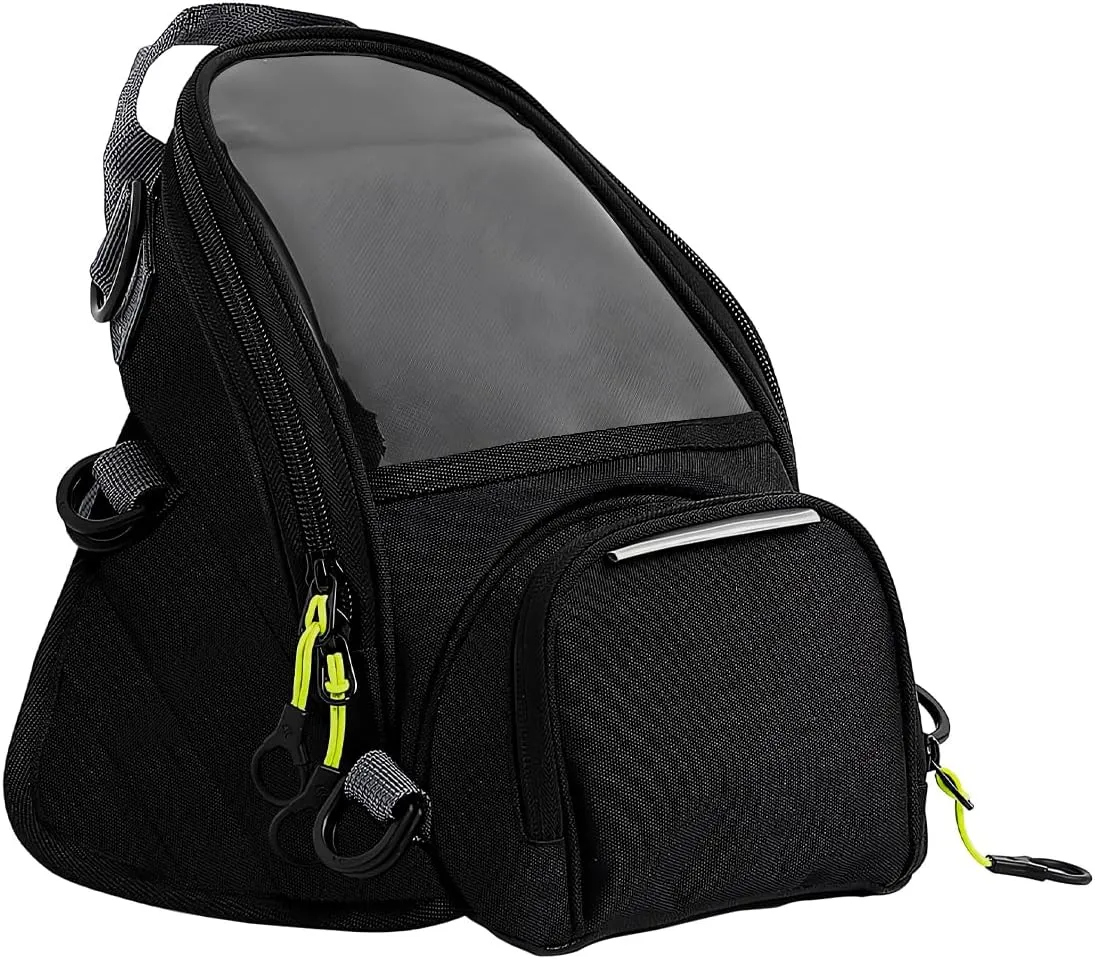 Motorcycle Tank Bag, Magnetic Petrol Tank Bag with Waterproof Touch Screen Phone Pouch, Oxford Cloth Motorcycle Gas Oil Tank Bag Fits Most Motorcycles, Motorcycle Accessories