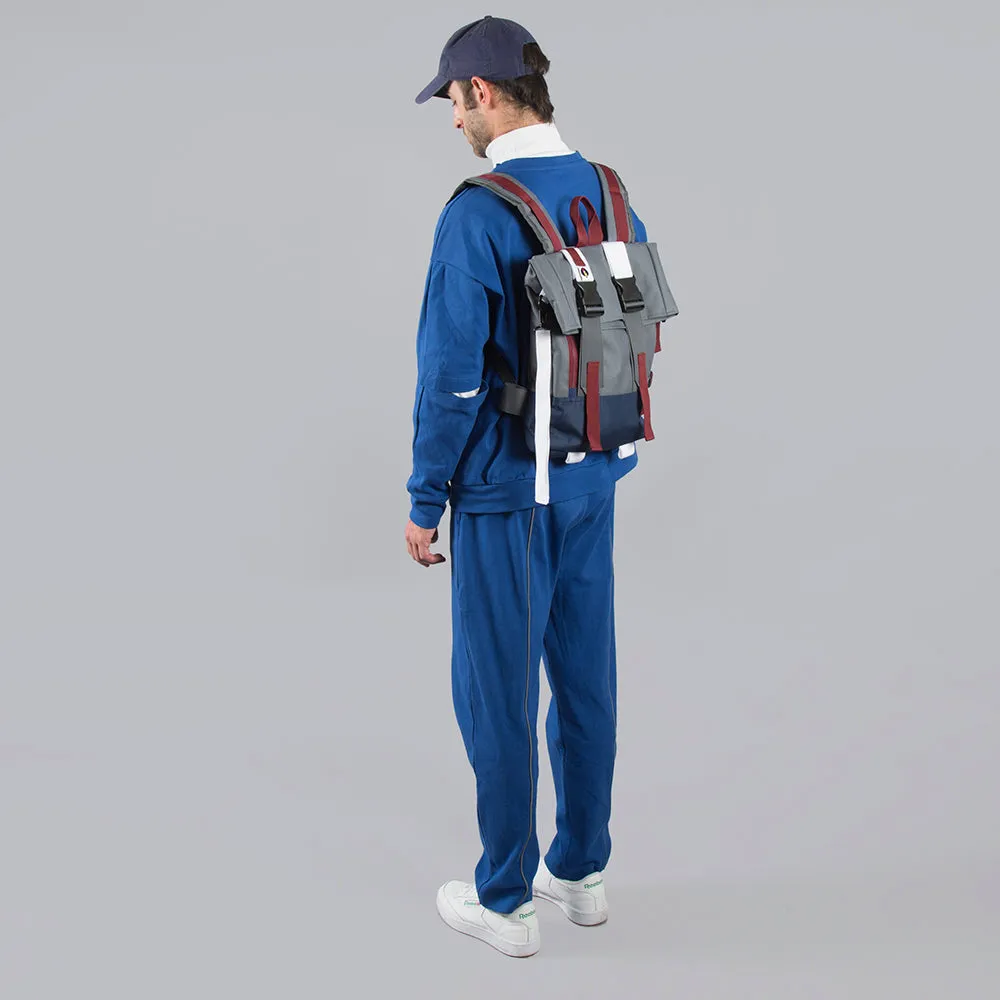 Mount Sinai Backpack Grey-Navy